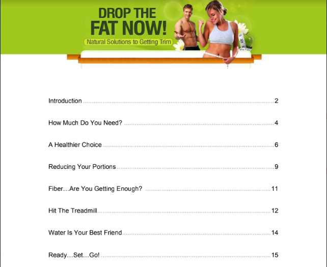 Drop The Fat Now