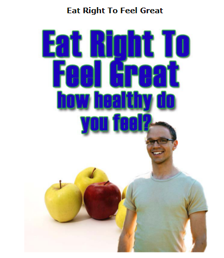 Eat Right To Feel Great